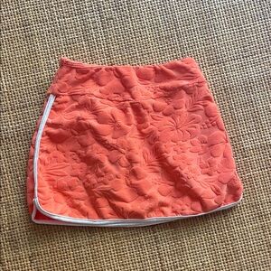 Acacia Kids Swimwear size L kids Terry cloth Coral swim Skort